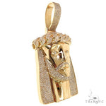 Large Size Jesus Diamond Pendant 68905 - Image 2