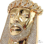 Large Size Jesus Diamond Pendant 68905 - Image 3