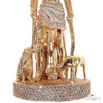 Large St. Lazarus Diamond Pendant 67699 - Image 4