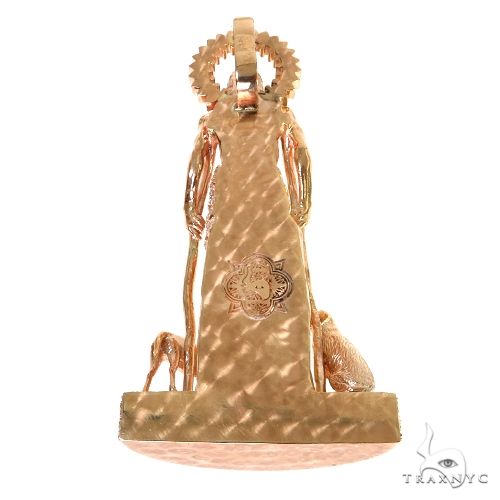 Large St. Lazarus Diamond Pendant 67699 - Image 5