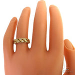 Leaf Diamond Eternity Ring 69415 - Image 3