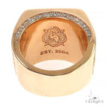 Leather Cut Amethyst Diamond Ring 69234 - Image 4