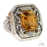 Leonardo Da Vinci Citrin Ring .925 Silver 69237 - Image 1
