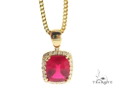 Lepus Diamond Pendant Chain Set 49157 - Image 1