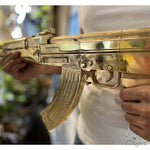 Life Size  Ak 47 Recreated in Brass -Not Real Weapon 69074 - Image 5