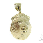 Small Lion Head Gold Pendant 45317 - Image 2