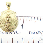 Small Lion Head Gold Pendant 45317 - Image 5
