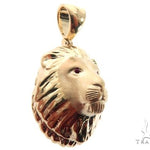 Small Lion Head Pendant with Ruby Eyes 64027 - Image 2