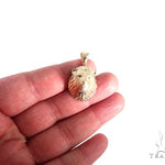 Small Lion Head Pendant with Ruby Eyes 64027 - Image 5