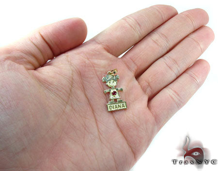 Little Girl Gold Pendant 28020 - Image 5