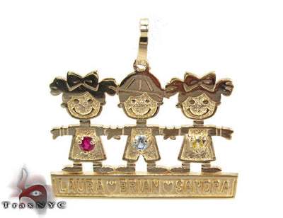 Little Kids Gold Pendant 28033 - Image 1
