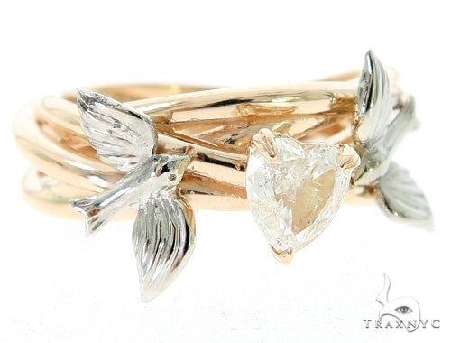 Love Doves Diamond Engagement Ring 45567 - Image 1