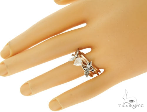 Love Doves Diamond Engagement Ring 45567 - Image 5