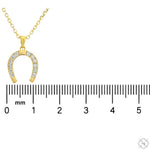 Lucky Horseshoe Diamond Pendant 70773 - Image 5