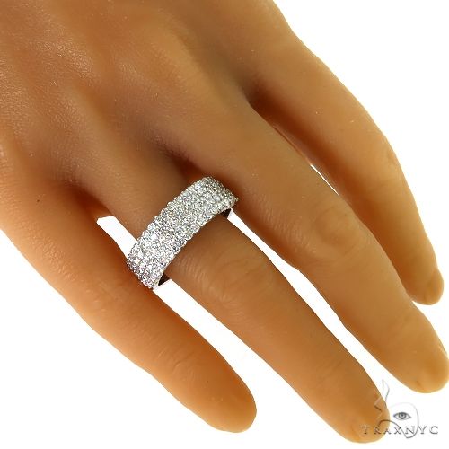 5 Row Diamond Men's Ring (Lab) 69691 - Image 6