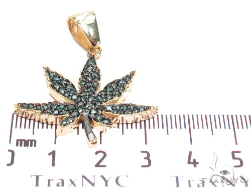 Maple Leaf Diamond Pendant 41059 - Image 5