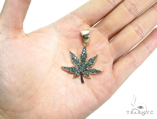 Maple Leaf Diamond Pendant 41059 - Image 7