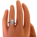 Marquise Diamond Engagement Ring 69068 - Image 6