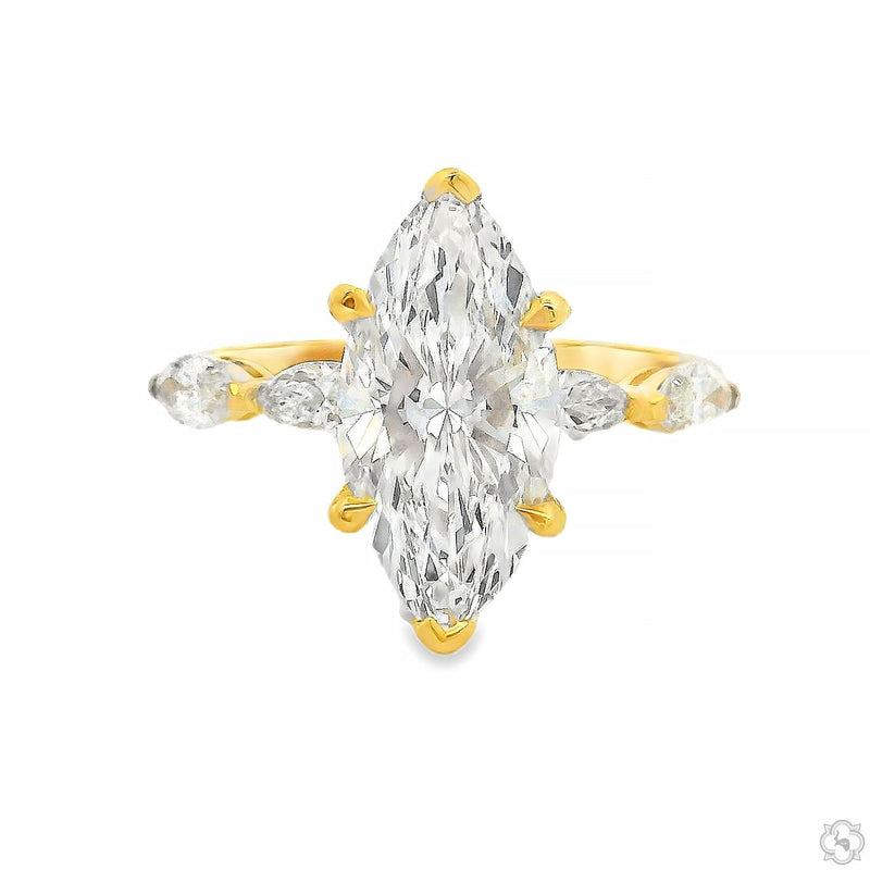 Marquise Diamond Engagement Ring 70855 - Image 1