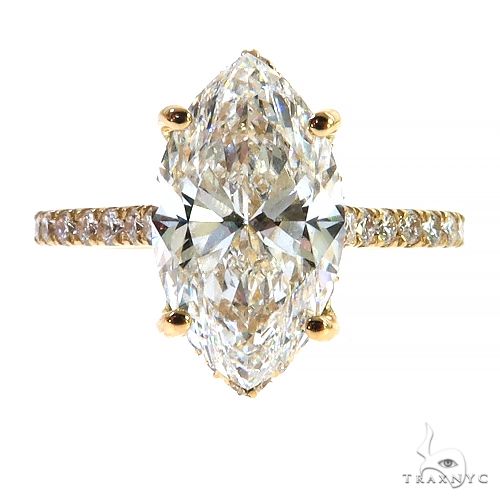 Marquise Diamond Engagement Ring (Lab) 69649 - Image 1