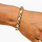 Marquise Diamond Twist Link Bracelet 70724 - Image 8