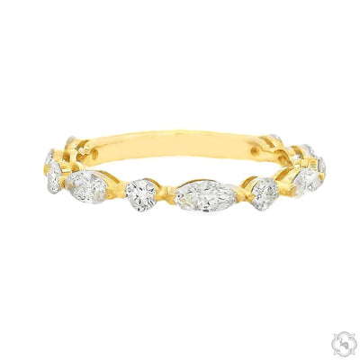 Marquise and Round Diamond Band 2.5mm  70820 - Image 1
