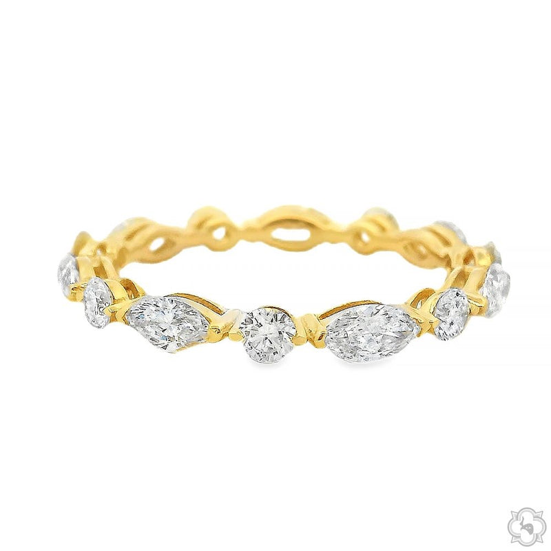 Marquise and Round Diamond Eternity Band  2.5mm 70887 - Image 1