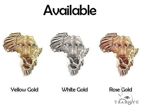 Medium  African Lion Face Pendant 66346 - Image 8