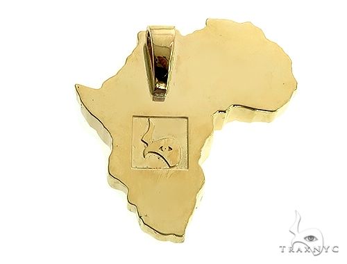 Medium  African Lion Face Pendant 66346 - Image 3
