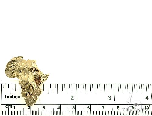 Medium  African Lion Face Pendant 66346 - Image 7