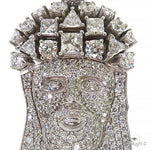 Medium Jesus Head Diamonds on The Crown Pendant 68011 - Image 4