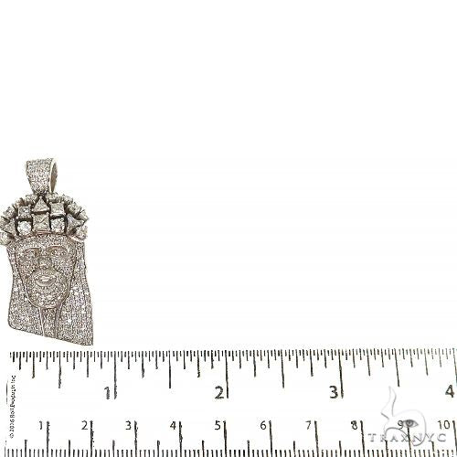 Medium Jesus Head Diamonds on The Crown Pendant 68011 - Image 6