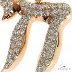 Medium Jewish Chai Diamond Pendant 68737 - Image 3