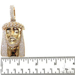 Medium Size Jesus Diamond Pendant 68904 - Image 5