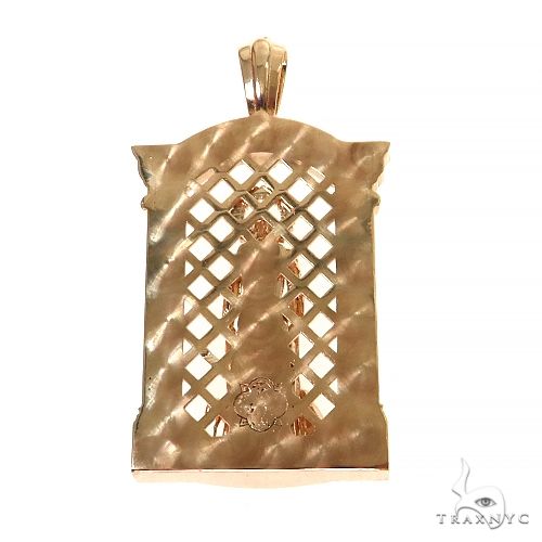 Medium Solid St. Lazarus Pendant 68456 - Image 4