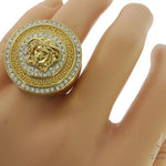 Heavy Medusa Diamond Ring 57055 - Image 7