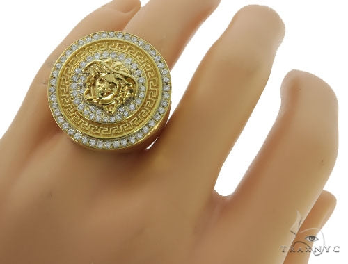 Heavy Medusa Diamond Ring 57055 - Image 7