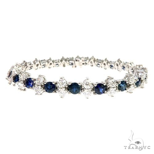 Meghan Sapphire Diamond Bracelet 66910 - Image 1