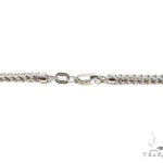Mens 10k Hollow White Gold Franco Chain 20 Inches 2mm   65751 - Image 3