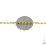 Mens 10k Hollow Yellow Gold Franco Chain 30 Inches 2.1mm   47661 - Image 3