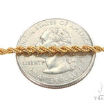 Mens 10k Hollow Yellow Gold Rope Chain 20 Inches 2.7mm 63798 - Image 3