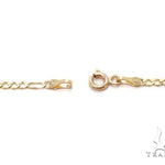 Mens 14k Solid Yellow Gold Solid Figaro Chain 20 Inches 2.5mm 47357 - Image 4