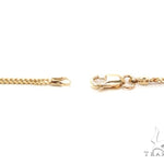 Mens 10k Solid Yellow Gold Franco Chain 20 Inches 1.6mm   47735 - Image 5