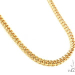 Mens 14k Hollow Yellow Gold Franco Chain 26 Inches 7mm   47895 - Image 2