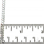 Mens 14k Solid White Gold Curb Link Chain 22 Inches 3.6mm 47174 - Image 6
