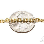 18k Solid Yellow Gold Thin Cable Chain 2.4mm 20 Inches 69672 - Image 3