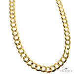 Mens 14k Solid Yellow Gold Cuban/curb Chain 20 Inches 5.7mm   47116 - Image 2