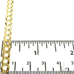 Mens 14k Solid Yellow Gold Curb Link Chain 22 Inches 5.6mm   47117 - Image 8