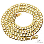 Mens 14k Solid Yellow Gold Cuban/curb Chain 28 Inches 5.7mm   47118 - Image 3