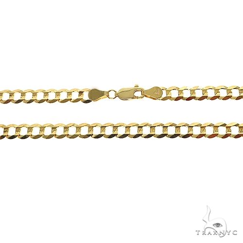 Mens 14k Solid Yellow Gold Cuban/curb Chain 28 Inches 5.7mm   47118 - Image 6